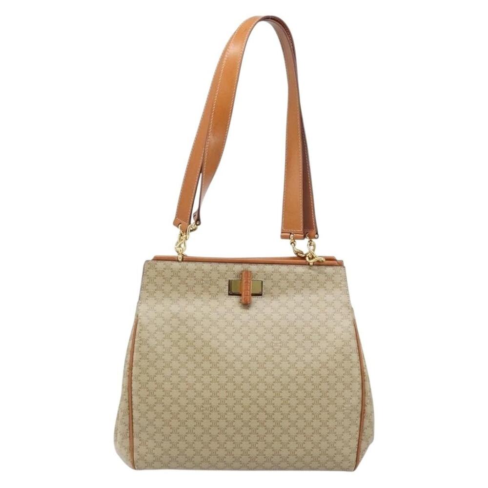 Celine Macadam Tote Bag Beige